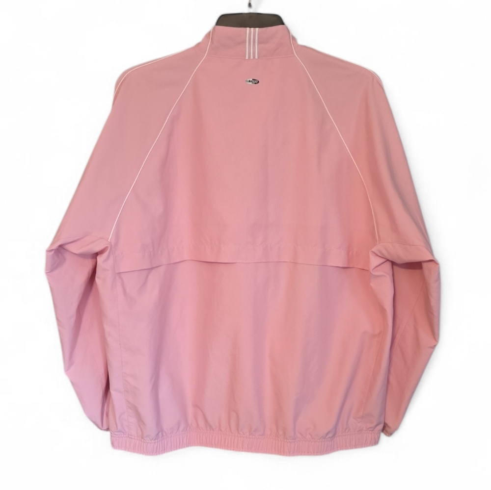 Adidas Women's Light Pink Bomber Windbreaker Jacket - Picture 3 of 5